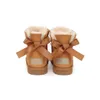 Baby barn skor småbarn klassiska ultra mini boot uggsliess australia varma stövlar flickor uglyss sko halv barn sneaker barn ungdomsdesigner snö spädbarn booti