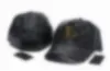 Wysokiej jakości czapka kulowa męska designer baseballowy luksusowe czapki unisex regulowane czapki uliczne dopasowane modne haft haftowe litera