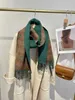 Scarves Hat gloves suit scarf wholesale 2022 new digns women's warm luxury thick cashmere shawl ladi brand winter