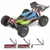 Electric/Rc Car Wltoys 144001 114 2.4G 4Wd High Speed Racing Rc Vehicle Models 60Km/H Two Battery 7.4V 2600Mah Remote Control Model Dhizk
