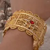 Braccialetti di lusso per matrimoni color oro afraico per donne ragazze moglie braccialetto arabo africano gioielli regalo di festa