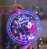 Strings 3D Acrylic LED Christmas Lights Window Wall Room Hanging Lamps 2023 Year Home Decor Fairy Lighting Outdoor Holiday Garland