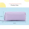 Angoo Cream Color Pillow Pencil Bag Pen Case Waterproof Nylon Material Handle Storage Pouch for Stationery School A7163