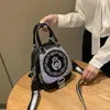 Live broadcast of new fashion stylish backpack diamond inlaid one shoulder versatile women's bag