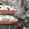 Подушка леопардового припечатка декоративная милая корпус современная коллекция животных мягкие бархатные диван кусин