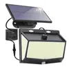 468 LED's Outdoor Solar Wall Lights 270 Wijdhoek IP65 Waterdichte PIR Motion Sensor 3 Modi Grote helder zonnelampje