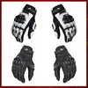 ST843 MENS KVINNOR 4 Säsong Kör Supertech Black/White Motorcykelläderhandskar Racing Glove Motor Cohide Racing Bike Knight