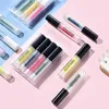 4pcs Mini Lipstick Highlighter Pens Set Portable Fluorescent Color Marker Spot Liner Office School A6356