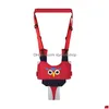 Baby Walking Wings Animal Print Harness Sele Andador Toddler Belt Standing Up Safety Traction Rope Artifact Hjälp Kids Walker Producera Dhojx