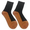 Sports Socks 1 Pair Women Men Winter Knee-High 35 Degree Warm Aluminized Fibers Soft Comfortable For Camping Fishing