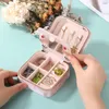 Velvet Jewelry Box Organizer Travel Jewelry Case Small Rings Boxes for Women Earring Display Cases Packaging