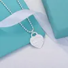 Nieuwe sleutelhanger ketting vrouwelijk roestvrij staal stel zilveren ketting hangselhals luxe sieraden cadeau vriendin accessoires groothandel met doos