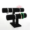 Ювелирные мешочки Ly 2 Tier Tier Bar Bracelet Holder Holder для хранения ювелирных изделий M99