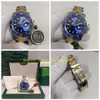 7 Color Super N Factory Watches 904L With Original Box Mens 41mm Blue Dial 126613 Correct card number 126613LB 126610 Steel Gold D241H