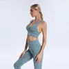 Set attivi 2022 set da yoga a righe tigre tute da donna abbigliamento da allenamento per leggings palestra abbigliamento fitness sport