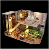 Doll House Accessories Cutebee Furniture Miniature Dollhouse Diy Room Box Theatre Toys For Children Casa N Lj201126 Drop Delivery Gi Dhudz