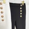 Женские брюки-капри, весна и осень 2024, новые качественные узкие повседневные брюки, черно-белая основа со всеми цветами