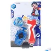 4d Beyblades Valkyrie beybleyd burst gyroscope with gripランチャーGyro Toys for Children 201217ドロップ配達ギフトクラシックダズ