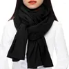 Scarves Winter Thick Warm Big Scarf Shawl Women Wraps Vintage Polar Fleece Windproof Solid