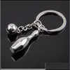 Keychains Bedanyards Creative Badminton Ball Pingente fofo Mini -Keyrings para mulher Moman Sports Sports Keyfobs Acess￳rios de joias DHS DRO DH75O