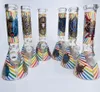20 Stile Herstellung Shisha Becherglas Bong Wasserleitungen Eisfänger dickes Material zum Rauchen von 10,5 "Bongs