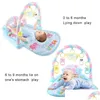 Baby Rugs Playmats 3 في 1 ألعاب تعليمية تلعب السجاد اللغز السجادة مع لوحة مفاتيح البيانو و Gy Animal Playmat Gym 210402 DHU4T