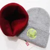 Lu cappelli da esterno moda berretto da yoga toques sport da corsa cappello invernale copricapo ricamo in lana per maglieria lo go