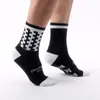 Sports Socks 3 Pares Assimetria colorida Sweat Sweat Sweat Cycling Running Football Basketball Outdoor