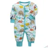 Kledingsets herfst baby rompers katoen geboren kleding voor meisjes jongens lange mouw ropa bebe jumpsuit boy kinderen outfits lj201223 drop d dhtzc