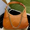 Designer Women Shoulder Bag Hobo Armpit Purse Wallet Backpack Chain Luxury Small Handbags Leather Zipper Clutch Tote Adjustable Strap Gold Hardware Lady Satchel