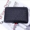 Whole Fashion Men's walletl En cuir de mouton Nappa Zip Around Wallet Sac à main Première classe en cuir véritable Long Wallet Go270u