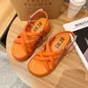 Sandalen Koreaanse groene teen Peep-platform Retro zomer holle Cover Roman 2022 Fashion Outdoor Non-Slip Casual Beach Shoes T221209 474