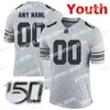 Vêtements de football universitaire américain Nik1 cousu personnalisé 32 Jack Tatum 33 Master Teague III 33 Zach Harrison 36 Chris Spielman Ohio State Buckeyes College Youth Jersey