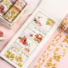 10pcs Forest and Sea Paper Washi Tape Set Flower Plant Fruit Adhesive Color Masking Tapes Album decoration Stickers A6404