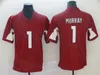 Men Football 99 JJ Watt Jerseys 10 DeAndre Hopkins 11 Larry Fitzgerald 1 Kyler Murray Embroidery And Sewing Team Black Red White Color Vapor Color Rush For Sport Fans