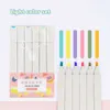 6-teiliges helles Farb-Highlighter-Stift-Set, weicher Pinsel, Kunstmarker, Liner zum Zeichnen, Malen, Büro, Schule, A6281