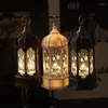 Strings Eid Mubarak Decorativo LED LUZ RAMADAN Festival Wind Lantern Ornamento Islã Islã Muslim Party Supplies Lighting Holiday