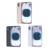 Replacement Back Cover Housing Glass Frame with Waterproof and Battery Adhesives Repair Chassis Assembly Case For iPhone XS