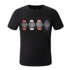 Tasarımcı T-Shirt Erkek Kafatası Yaz Tees Hip Hop Baskı Mektubu Kaykay Sıradan Diy Punk Üstler Tee Fildler Moda Lüks Giyim Kısa Kollu% 100 Pamuk Toptan M-3XL