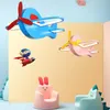 Lustres modernos liderados lustres pendurados para crianças quarto garoto menino garotas de avião de sonho de sonho de sonho azul/rosa