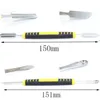 6pcs Dual Heads Metal Spudger Crowbar Hand-Tool Set Disassembly For Mobile Phone Notebook Crowbar Prying Opening Repair Tool kit