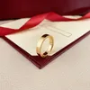 J￳ias designer de anel an￩is de moda tit￢nio a￧o de a￧o prata rosa rosa sul -americano de presente de estilo de presente de ouro de ouro