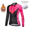 Vestes de course Mieyco Femmes Hiver Cyclisme Veste Chaud Coupe-Vent VTT Manteau Ciclismo Maillot Vélo Vêtements Thermique Polaire