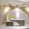 Chandeliers LED Chandelier For Bedside Aisle Corridor Balcony Entrance Lustre Avize Black/white Modern Lights Home Lighting