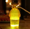 Ultimi tubi quadrati in acrilico per bottiglie Narghilè Led Tazza Shisha Tubo leggero Narghilè Tazze Set Bong d'acqua Piattaforme petrolifere Strumenti per fumatori Accessori