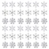 Dekoracje świąteczne 500pcs Akcesoria dekoracji Snowflake Confetti