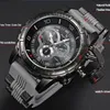 Mężczyźni Watch 2018 Nowy V6 Super Speed ​​Silikon Quartz 3D Surface Male Hour Clock Analog Wojskowy Sport Sport Man Watch188U