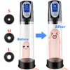 Penis Pump Electric Sex Toys Enlarger for Man Vacuum Male Masturbation Penile Extender Trainer Adults Products