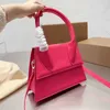 JC Bolsos de hombro Bolso de diseñador 6 colores Bolsos cruzados de cuero Diseñadores de mujeres Bolso Bolsos de lujo Color caramelo Bolsa de asas Monedero rosa Cartera femenina 221209