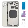 Vervangende rugglasafdekking Batterijframe met lijmen reparatie chassis -assemblagecase voor iPhone 11 Pro Max 6.5 "